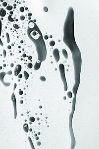 Poster / Leinwandbild - Abstract Color Confetti - Grey Black - Photocircle