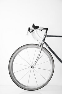 Poster / Leinwandbild - ride my BIKE - black & white edition - Photocircle