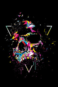 Poster / Leinwandbild - Skull X - Photocircle