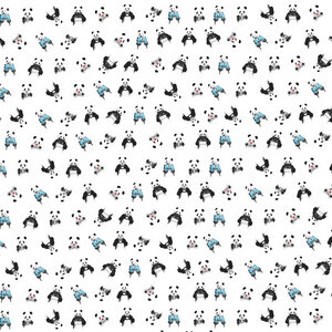 Poster / Leinwandbild - Panda pattern - Photocircle