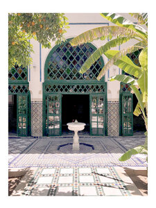 Poster / Leinwandbild - Mantika Palace Marrakesch - Photocircle
