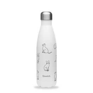 Isolierte Trinkflasche 500 ml - Pretty Cats - Qwetch