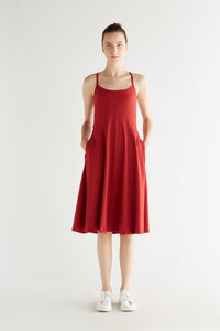 Damen Trägerkleid Bio-Baumwolle Jersey Kleid Sommerkleid 1734 - Albero