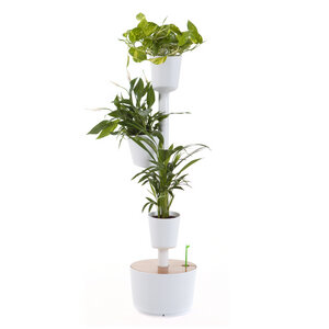 Vertikaler Blumentopf mit luftreinigenden Pflanzen - CitySens
