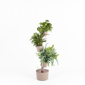 Vertikaler Blumentopf mit luftreinigenden Pflanzen - CitySens