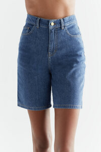 EVERMIND - Damen Jeans Short aus Bio-Baumwolle WA3020 - Evermind