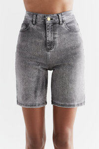 EVERMIND - Damen Jeans Short aus Bio-Baumwolle WA3015 - Evermind