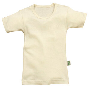 Lotties Baby Kinder T-Shirt kurzarm Bio Baumwolle natur 62-140 - Lotties