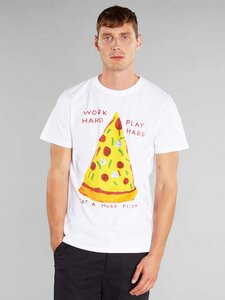 T-Shirt Stockholm Work Hard Pizza - DEDICATED