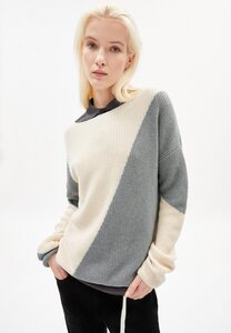 MIBAA BLOCK STRIPES - Damen Pullover aus Bio-Baumwolle - ARMEDANGELS
