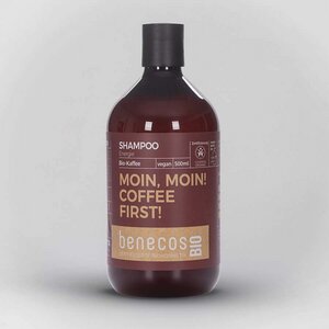 benecosBIO - Shampoo Energie BIO-Kaffee MOIN MOIN! COFFEE FIRST! - benecos
