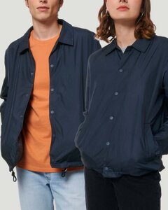 Coacher Jacke für Sie & Ihn aus recyceltem PET, Übergangsjacke mit Knöpfen - YTWOO
