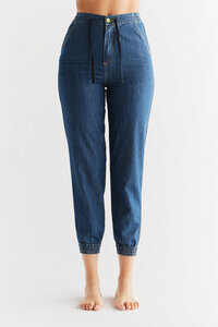 EVERMIND - Damen Jogging Jeans aus Bio-Baumwolle WT1022 - Evermind