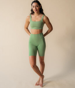 Radlerhose - Bike Shorts High-Rise - aus recyceltem Polyester - Girlfriend Collective
