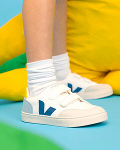 Sneaker Kinder - V-12 Velcro Leather - Veja