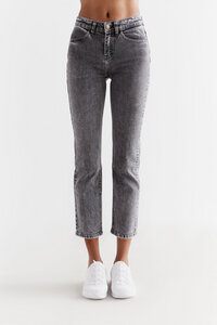 EVERMIND - Damen Straight Fit Jeans aus Bio-Baumwolle WQ1010 - Evermind