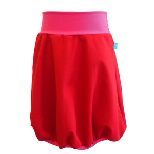 sommerlicher Ballonrock Bio-Baumwolljersey uni double - bingabonga