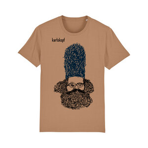 Print T-Shirt Herren | BEWACHER | 100% Bio-Baumwolle - karlskopf
