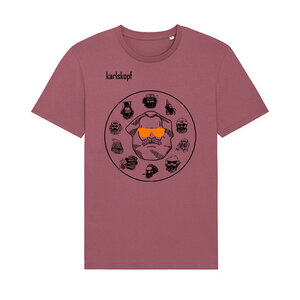 Print T-Shirt Herren | MIXTAPE | 100% Bio-Baumwolle - karlskopf