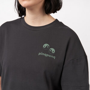 Schweres Oversized T-Shirt - Unisex aus Biobaumwolle - pinqponq