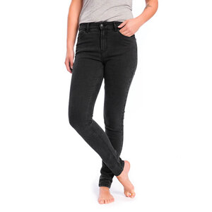 Max Flex Jeans Lyocell (TENCEL) Ladies Black Washed - bleed