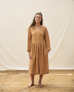 Leinen Wickelkleid für Frauen / Tilla Wrap Dress Women - Matona