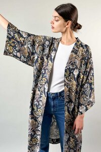 Cupro Kimono - Yahmo