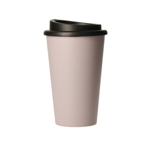 Kaffeebecher to go - doppelwandig 350ml aus 100% recyclebarem Bio-Kunststoff - elasto