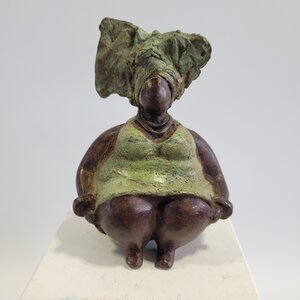 Bronze-Skulptur "Bobaraba Henriette" Unikate by Hamidou | handgemacht - Moogoo Creative Africa