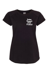 Keine Pommes kein Freibad Frauen Raglan T-Shirt Biobaumwolle ILI4 - ilovemixtapes