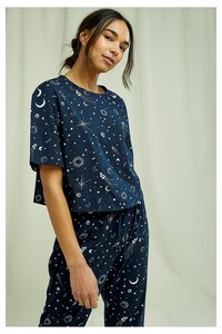 Pyjama Top - Starlight Pyjama T-shirt - aus Bio-Baumwolle - People Tree