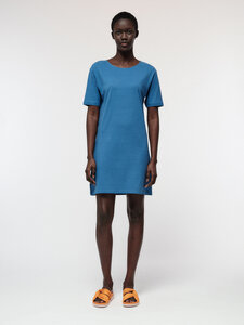 Kleid mit Rückenausschnitt aus Hanf und Bio-Baumwolle - LANIUS