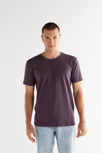 Herren Kurzarmshirt aus Bio-Baumwolle Ringel T-shirt "Albero" 2218 - Leela Cotton