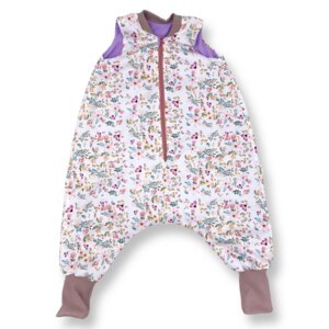 BIO Schlafsack mit Füßchen in Satin und Tencel - luftabong