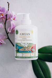 Orchideen Hand- & Körperlotion /Perfekter Feuchtigkeitskick /88% natürlich - AMIAS