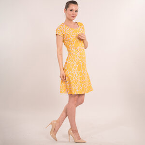 Kleid "Dobrila" aus Bio (GOTS) Slub Baumwolle D-1345 - Chapati Design