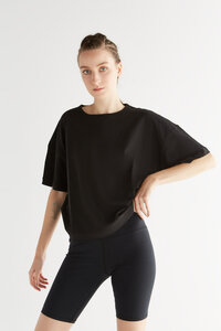 1 oder 2er Pack Damen Flammê Kurzarmshirt aus Bio-Baumwolle T-shirt 1220"Albero" - Albero