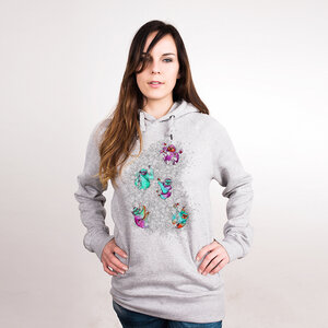 Jungle Life Sloth - Frauenhoodie aus Bio-Baumwolle - Coromandel