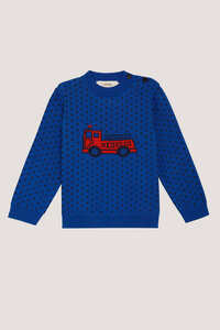 Pullover mit Feuerwehrmotiv für Kinder - Lana natural wear