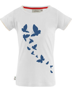 Nachhaltiges Kinder T-Shirt FIONA aus Eukalyptusfaser| Schmetterlinge - CORA happywear