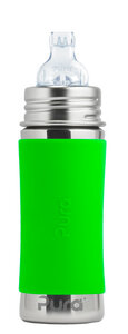 Pura Kiki Trinklernflasche 300 ml mit Silikon-Sleeve  - Pura Kiki