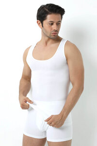 GOTS zertifizierte herren unterhemd aus feinster Biobaumwolle - Bruno Barella