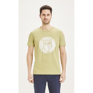T-Shirt - ALDER outline owl tee - aus Bio-Baumwolle - KnowledgeCotton Apparel