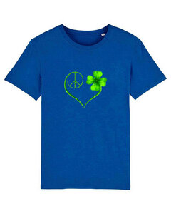 "Heart of Peace" Print T-Shirt aus Bio Baumwolle - DüsselGreen