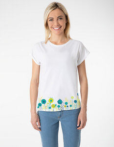 Nachhaltiges T-Shirt LAURA in Eukalyptusfaser| Wiese - CORA happywear