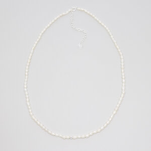 Kette 'pearl' mit Süsswasserperlen Silber/vergoldet - fejn jewelry