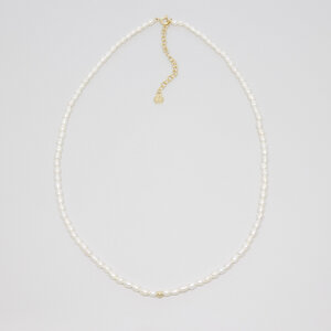 Kette 'pearl' mit Süsswasserperlen Silber/vergoldet - fejn jewelry