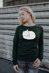 Fuchs Ladies Longsleeve T-Shirt aus Bio-Baumwolle - ilovemixtapes