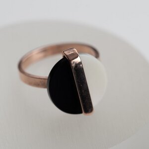 Vintage Unikat: Ring Black&White - MishMish by WearPositive