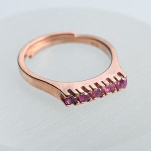 Vintage Unikat: Ring "Ruby" Roségold - MishMish by WearPositive